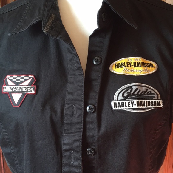 🌟FINAL Price🌟Harley Davidson Woman’s Blouse - Picture 2 of 5